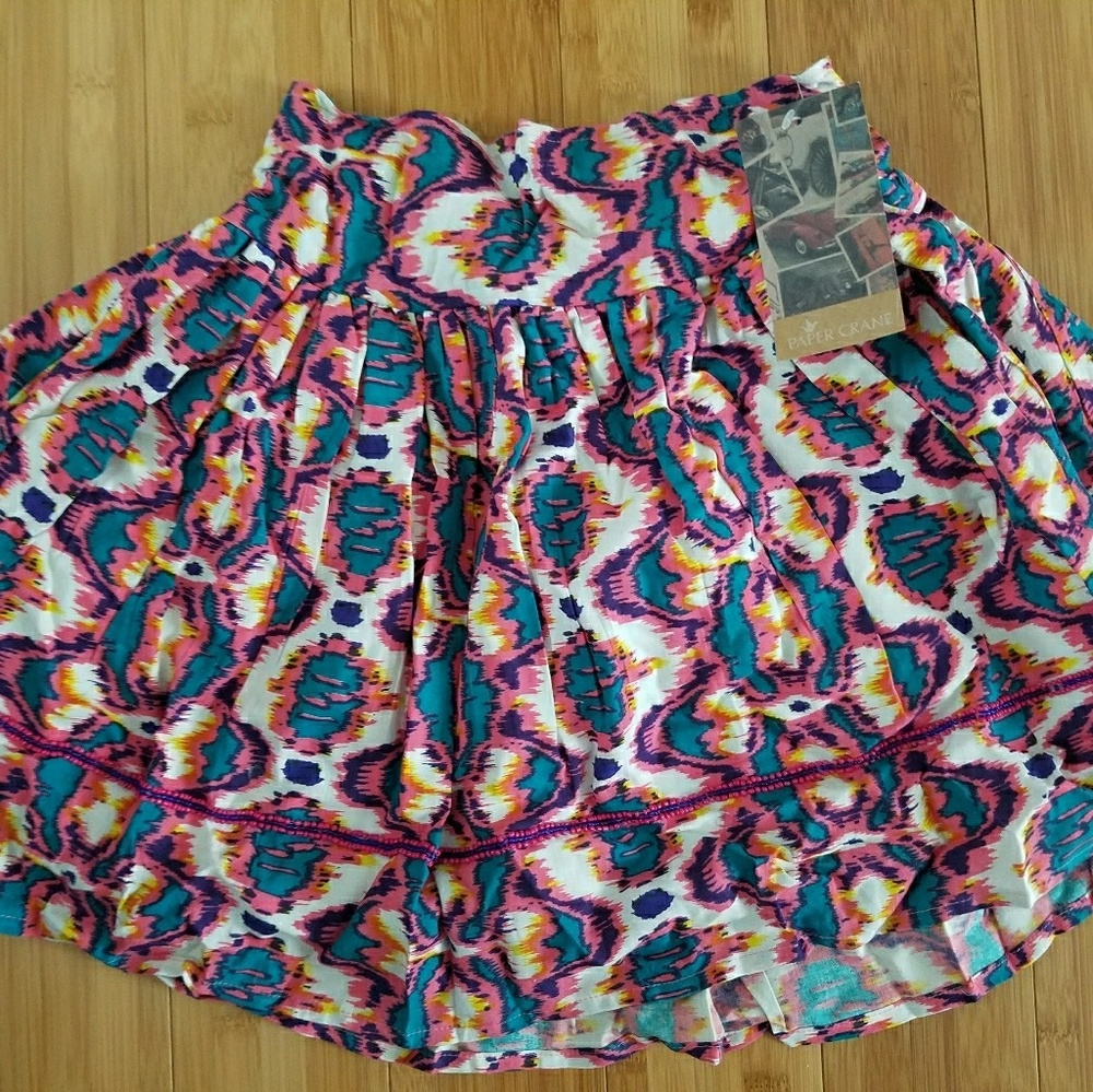 Paper Crane skater skirt